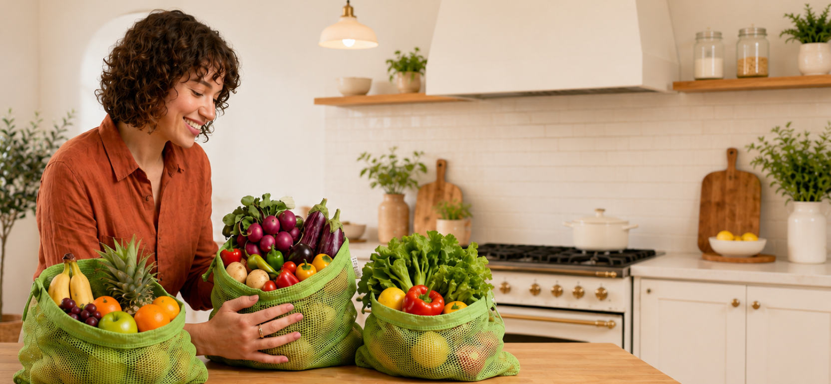 Vegetable storage bags